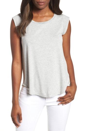 Women's Bobeau Sleeveless Muscle Tank - Grey