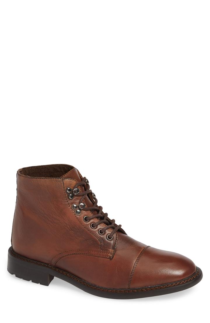 Men's Jump Paxton Cap Toe Boot M - Brown