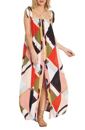Women's Billabong Rainbow Gate Maxi Dress - Red