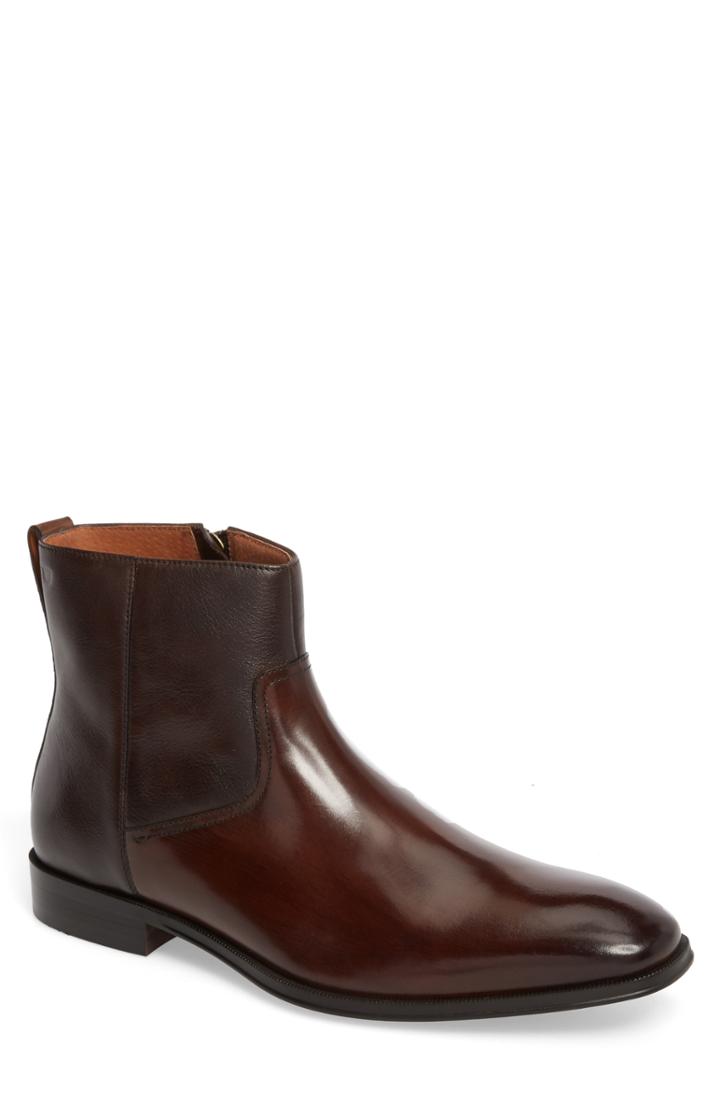 Men's Florsheim Belfast Mid Zip Boot .5 D - Brown