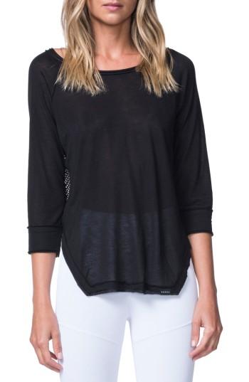 Women's Koral Warm-up Tee - Black