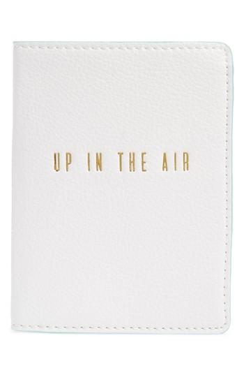 Anthropologie Jet Set Passport Case - White