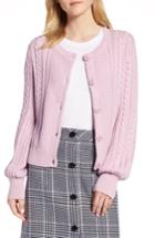 Women's 1901 Blouson Sleeve Cardigan - Purple