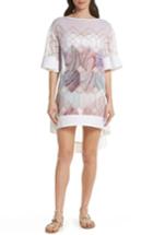 Women's Ted Baker London Sea Of Clouds Cover-up Tunic - White