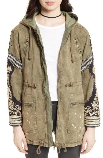 Women's Free People Golden Quills Cargo Jacket