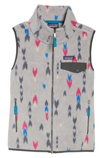 Women's Patagonia Snap-t Fleece Vest - Grey