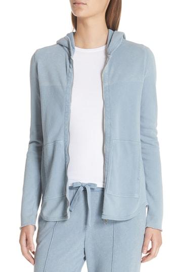 Women's Atm Anthony Thomas Melillo Chroma Wash Zip Hoodie - Blue