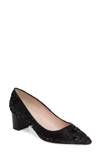 Women's Kate Spade New York Mauna Sequin Pump M - Black