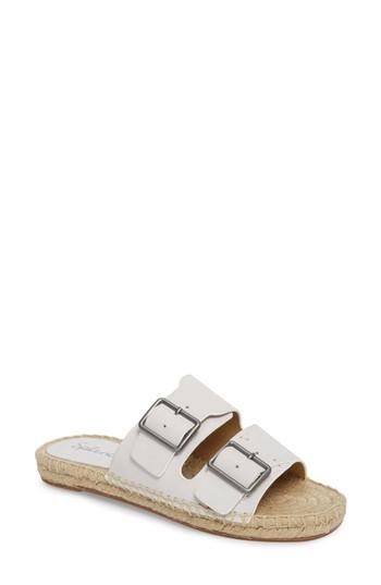 Women's Splendid Blake Buckle Espadrille Sandal .5 M - White