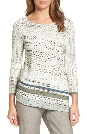 Women's Nic+zoe Savannah Sweater - Green