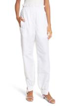 Women's Tibi Woven Jogger Pants - White