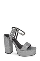 Women's Topshop Ringo Platform Sandal .5us / 36eu M - Metallic
