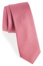 Men's Calibrate Chauncey Mini Silk Tie, Size - Pink