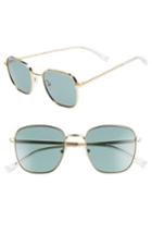 Women's Kendall + Kylie Dana 50mm Square Sunglasses - Gold/ Green