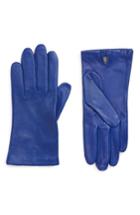Women's Nordstrom Lambskin Leather Gloves - Blue