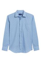 Men's David Donahue Fit Microprint Sport Shirt