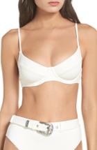 Women's Onia Lydia Underwire Bikini Top - White
