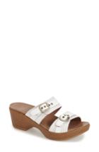 Women's Dansko 'jessie' Double Strap Sandal .5-8us / 38eu M - White