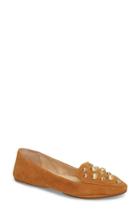 Women's Yosi Samra Vera Studded Loafer M - Brown