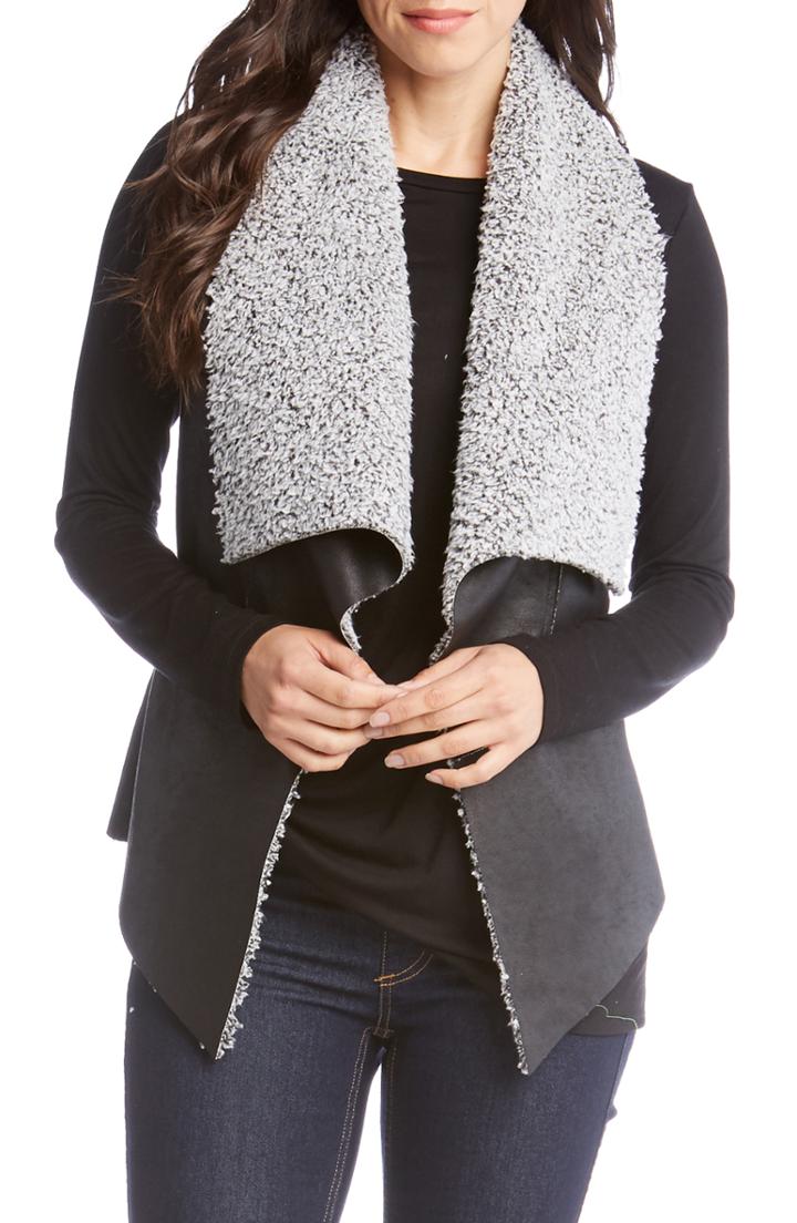 Women's Karen Kane Faux Shearling Vest