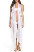 Women's Pool To Party Spirit Cover-up Vest, Size - White