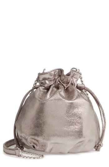 Chelsea28 Phoebe Mini Metallic Bucket Bag - Metallic