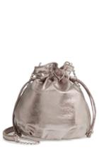 Chelsea28 Phoebe Mini Metallic Bucket Bag - Metallic