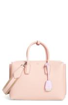 Mcm Medium Milla Leather Tote - Pink