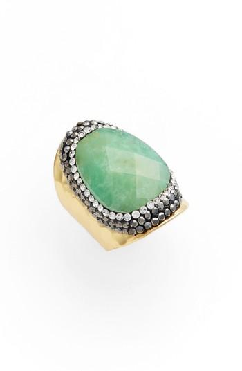 Women's Elise M. Colita Amazonite & Crystal Ring