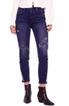 Women's Free People About A Girl High Waist Skinny Jeans - Blue