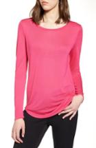 Women's Halogen Shirttail Tee - Pink