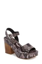 Women's Topshop Violets Platform Sandals .5us / 37eu - Grey