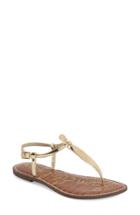 Women's Sam Edelman Gigi Sandal .5 M - Metallic