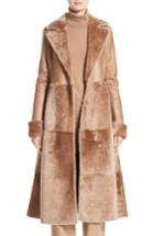 Women's Max Mara Rimini Genuine Shearing Coat