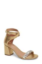 Women's Linea Paolo Harlow Ankle Strap Sandal M - Metallic