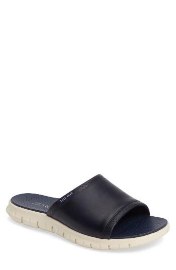 Men's Cole Haan Zerogrand Slide Sandal M - Blue