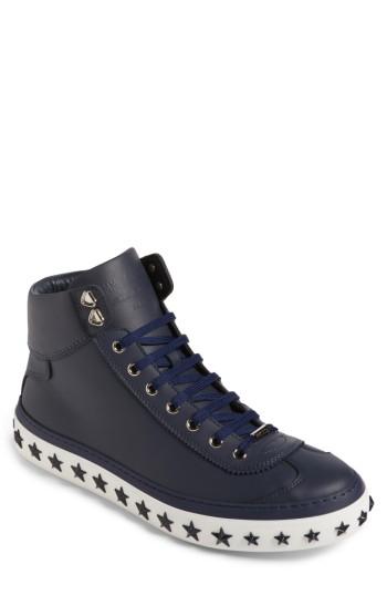 Men's Jimmy Choo Argyle Star Sneaker Us / 39eu - Blue