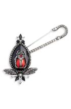 Women's Alexander Mcqueen Beetle Brooch
