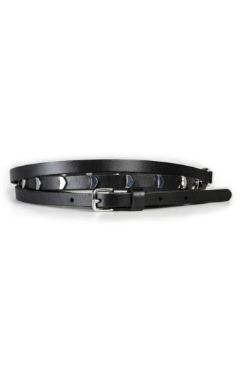 Women's Paige Rylan Embellished Skinny Leather Belt