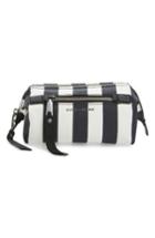 Marc Jacobs Stripes Trooper Cosmetics Bag, Size - Black Multi