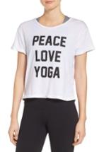 Women's Private Party Peace Love Yoga Tee
