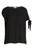 Women's Ella Moss Tie Shoulder Top - Black