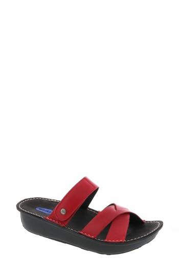 Women's Wolky Bioko Sandal .5-8us / 39eu - Red