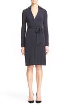 Women's Diane Von Furstenberg 'new Jeanne Two' Jersey Wrap Dress - Black