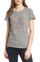 Women's '47 New York Yankees Fader Letter Tee - Grey