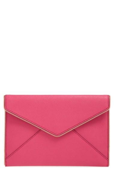 Rebecca Minkoff 'leo' Envelope Clutch - Pink