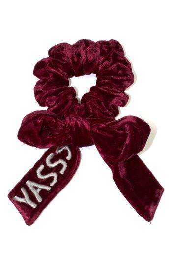 New Friends Colony Yasss Velvet Scrunchie