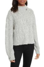 Women's Joie Garlan Mock Neck Sweater - Grey