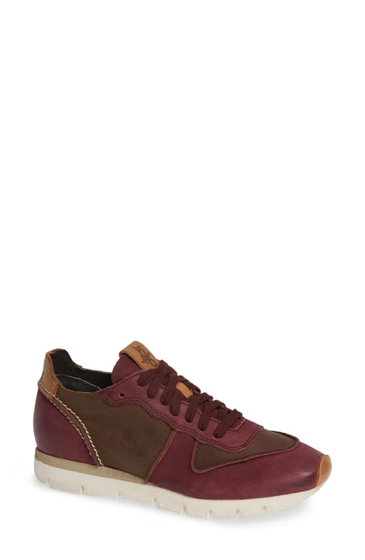 Women's Otbt Snowbird Sneaker .5 M - Burgundy