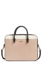 Kate Spade New York Saffiano Leather 13 Inch Laptop Bag - Brown